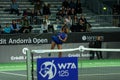 Alycia Parks of USA in action against Cristina Bucsa of Spain in Semi Final during the Credit Andorra Open Women`s Tennis