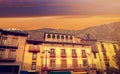 Andorra la Vella facades Pyrenees Royalty Free Stock Photo