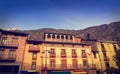 Andorra la Vella facades Pyrenees Royalty Free Stock Photo