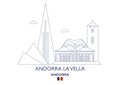 Andorra La Vella City Skyline, Andorra