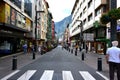 Andorra la Vella shopping street