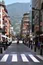 Andorra la Vella shopping street