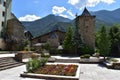 View of the historic Casa de la Vall in the center of Andorra la Vella