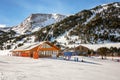 Andorra winter resort Granvalira Royalty Free Stock Photo
