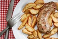 Andouillette with french fries