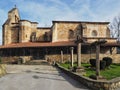 Andra Mari church facade Royalty Free Stock Photo