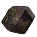 Andradite single crystal mineral isolated