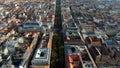 Andrassy Avenue, Andrassy ut, most famous street of Budapest city, Hungary Royalty Free Stock Photo