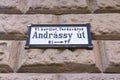Andrassy Street, Budapest Royalty Free Stock Photo