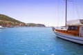Andratx port in Mallorca Balearic island sailboat
