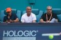 Andre Agassi attends 2024 Miami Open women\'s singles final match between Danielle Collins of USA and Elena Rybakina Royalty Free Stock Photo