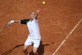 Andre Agassi serving Royalty Free Stock Photo