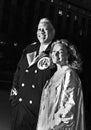 Andre Leon Talley & Diane von Furstenberg in New York City in 2009 Royalty Free Stock Photo