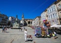 Andre Maria Zuria square in Vitoria-Gasteiz Royalty Free Stock Photo