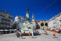 Andre Maria Zuria square in Vitoria-Gasteiz Royalty Free Stock Photo