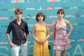 Andrea Arru,Flavia Leone and Fiamma Parente at Giffoni Film Festival 2023.