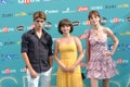 Andrea Arru,Flavia Leone and Fiamma Parente at Giffoni Film Festival 2023.