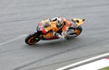 Andrea Dovizioso in action at Sepang, Malaysia