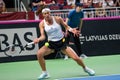 Andrea Petkovic, during FEDCUP BNP Paribas, The World Cup of Tennis World Group Play-off game between team Latvia and team Germany