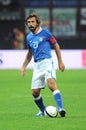 Andrea Pirlo player of the Italian national football team