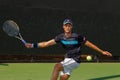 Andreas Seppi plays at the Winston-Salem Open Royalty Free Stock Photo