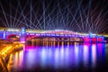 Andreevskiy Bridge in the evening.