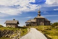 Andreevskiy skit of the Solovetsky monastery on the Bolshoi Zayatsky Island. Solovetsky archipelago, White sea, Royalty Free Stock Photo