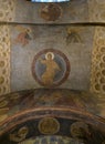 Andrei Rublev and Daniil Chernyi. Frescoes of the assumption Cathedral in Vladimir Royalty Free Stock Photo