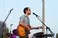 Andrew Bird (musician, songwriter, and multi-instrumentalist) performs at Vida Festival Royalty Free Stock Photo