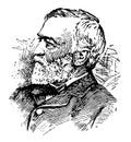 Andrew Carnegie vintage illustration