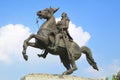 Andrew Jackson Statue in Jackson Square in New Orleans, Louisiana Royalty Free Stock Photo