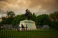 Andrew Jackson Statue in Lafayette Square in Washington DC