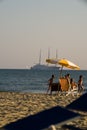 Andrey Melnichenko ` a ` yacht, italy Royalty Free Stock Photo