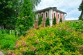 Summer blooming in the Spaso-Andronikov monastery in Moscow, Russia Royalty Free Stock Photo