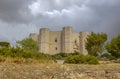 View of Castel del Monte, built in an octagonal shape by Frederick II in the 13th century in Apulia