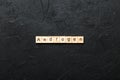 androgen word written on wood block. androgen text on table, concept Royalty Free Stock Photo