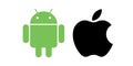 Android apple icons Royalty Free Stock Photo