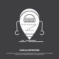 Android, beta, droid, robot, Technology Icon. glyph vector symbol for UI and UX, website or mobile application Royalty Free Stock Photo