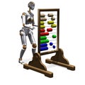 Android calculations on abacus