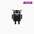 Android classic emblem icon Royalty Free Stock Photo