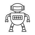 Android Line Style vector icon which can easily modify or edit Royalty Free Stock Photo