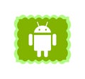 Android logo. Android the operating system for smart phones, tablet and mobile platforms. Android app . Kharkiv, Ukraine - June ,