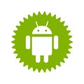 Android logo. Android the operating system for smart phones, tablet and mobile platforms. Android app . Kharkiv, Ukraine - June,