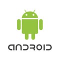 Android logo vector illustration on white background