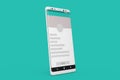 Android Mockup Simple ProfileUser Wireframe