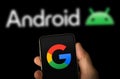 Android operating system by Google displayed on mobile device