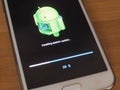 Android OS installing system update