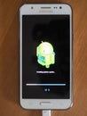 Android OS installing system update