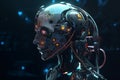 Android or robot with artificial intelligence. Generative AI Royalty Free Stock Photo