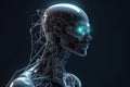 Android or robot with artificial intelligence. Generative AI Royalty Free Stock Photo